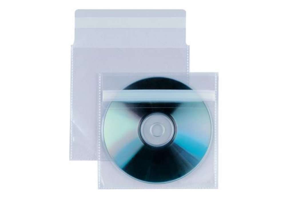 Immagine di Buste a sacco Insert CD AR - patella autoadesiva di chiusura - PP - Sei Rota - conf. 25 pezzi