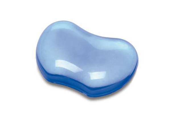 Immagine di Poggiapolsi in gel - blu trasparente - Fellowes