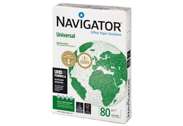Immagine di Carta Universal - A3 - 80 gr - bianco - Navigator - conf. 500 fogli