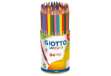 Immagine di Pastelli - laccato - diametro mina 3,80 mm - colori assortiti - Giotto - barattolo 84 pezzi