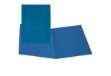 Immagine di Cartelline semplici - con stampa - cartoncino Manilla 145 gr - 25x34 cm - azzurro - Cartotecnica del