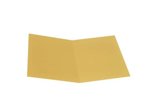 Immagine di Cartelline semplici - senza stampa - cartoncino Manilla 145 gr - 25x34 cm - giallo - Cartotecnica de