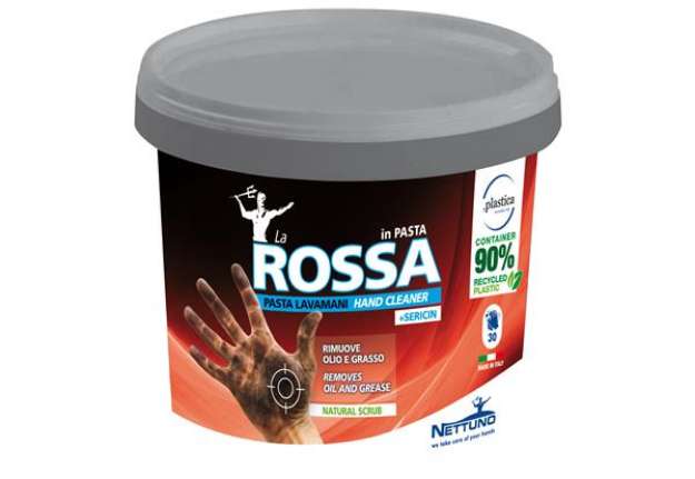 Immagine di Pasta lavamani La Rossa - al sandalo/pachouli - Nettuno - barattolo 750 ml