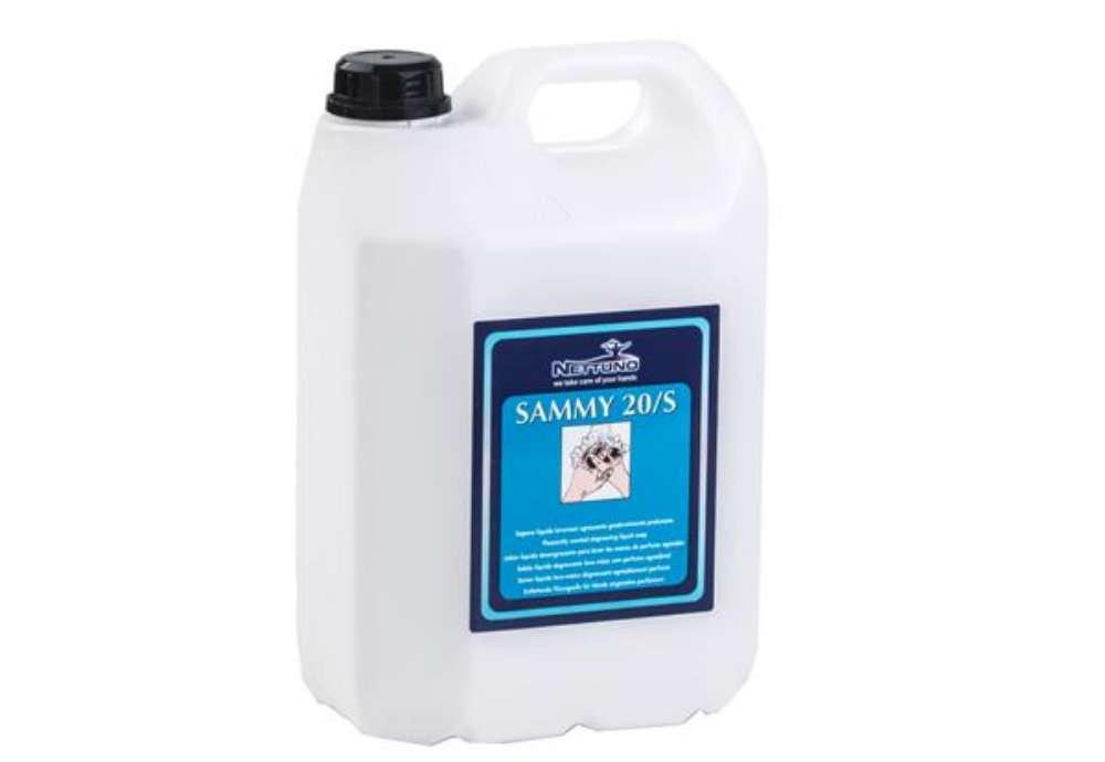 Immagine di Sapone liquido Sammy 20/S - felce talcata - per meccanici - Nettuno - tanica da 5 L