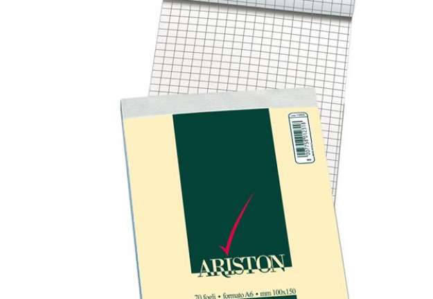 Immagine di Blocco note Ariston - 5 mm - 150 x 210 mm - 60 gr - 70 fogli - Blasetti