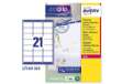 Immagine di Etichette adesive L7160 - in carta - angoli arrotondati - laser - permanenti - 63,5 x 38,1 mm - 21 e