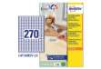Immagine di Etichette adesive L4730REV - in carta - angoli arrotondati - rimovibili - 17,8 x 10 mm - 270 et/fg -