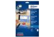Immagine di Biglietti da visita - 85 x 54 mm - 260 gr - effetto opaco - bianco - Avery - conf. 25 fogli da 8 big