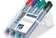 Immagine di Marcatore Lumocolor Flipchart 356 - punta tonda - tratto 2,0mm - astuccio 4 colori - Staedtler