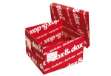 Immagine di Scatola Dox&Dox - con coperchio - 39,5 x 28 x 35,5 cm - bianco e rosso - Esselte Dox