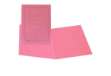 Immagine di Cartelline semplici - con stampa - cartoncino Manilla 145 gr - 25x34 cm - rosa - Cartotecnica del Ga