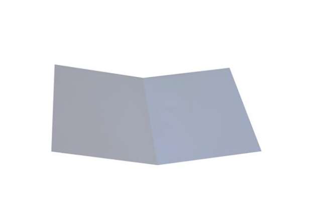 Immagine di Cartelline semplici - senza stampa - cartoncino Manilla 145 g - 25x34 cm - grigio - Cartotecnica del