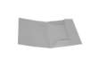 Immagine di Cartelline 3 lembi - senza stampa - cartoncino Manilla 200 gr - 25x33 cm - grigio - Cartotecnica del