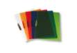 Immagine di Cartellina con molla Clipper - A4 - PP - trasparente arancio - Fellowes