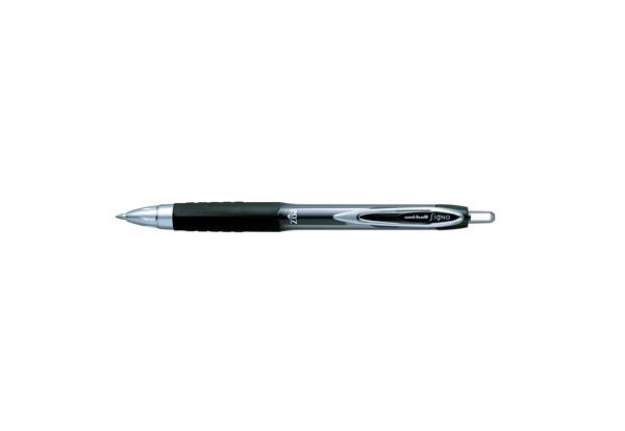 Immagine di Roller gel a scatto Uni Ball Signo 207 - punta 0,7mm - nero - Uni Mitsubishi