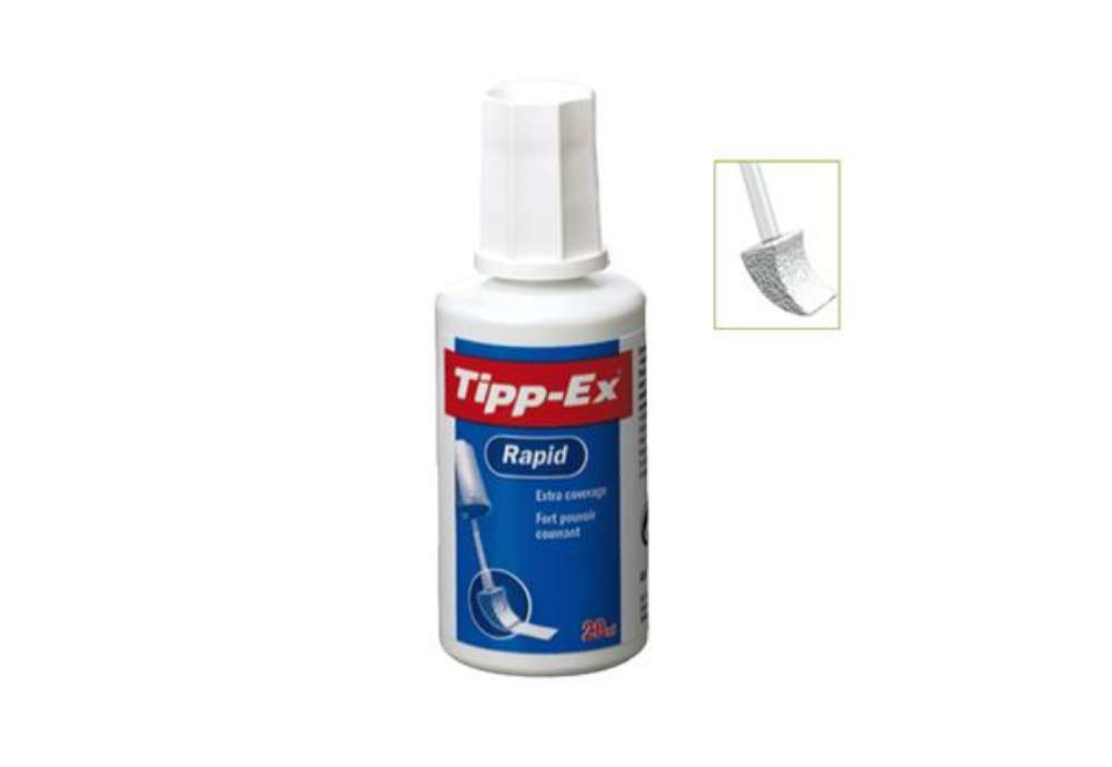 Immagine di Correttore liquido Rapid - 20ml - Tipp Ex - conf.  10 pezzi