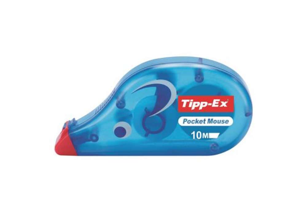 Immagine di Correttore a nastro Pocket Mouse - 4,2mm x 10mt - Tipp Ex - conf. 10 pezzi
