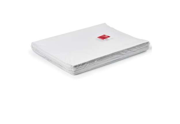 Immagine di Carta Kraft - da pacchi - 80 gr - foglio 100 x 140 cm - ultra bianco - Rex Sadoch - conf. 50 fogli