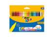 Immagine di Pastelli colorati Plastidecor - plastica - colori assortiti - Bic - astuccio 24 colori