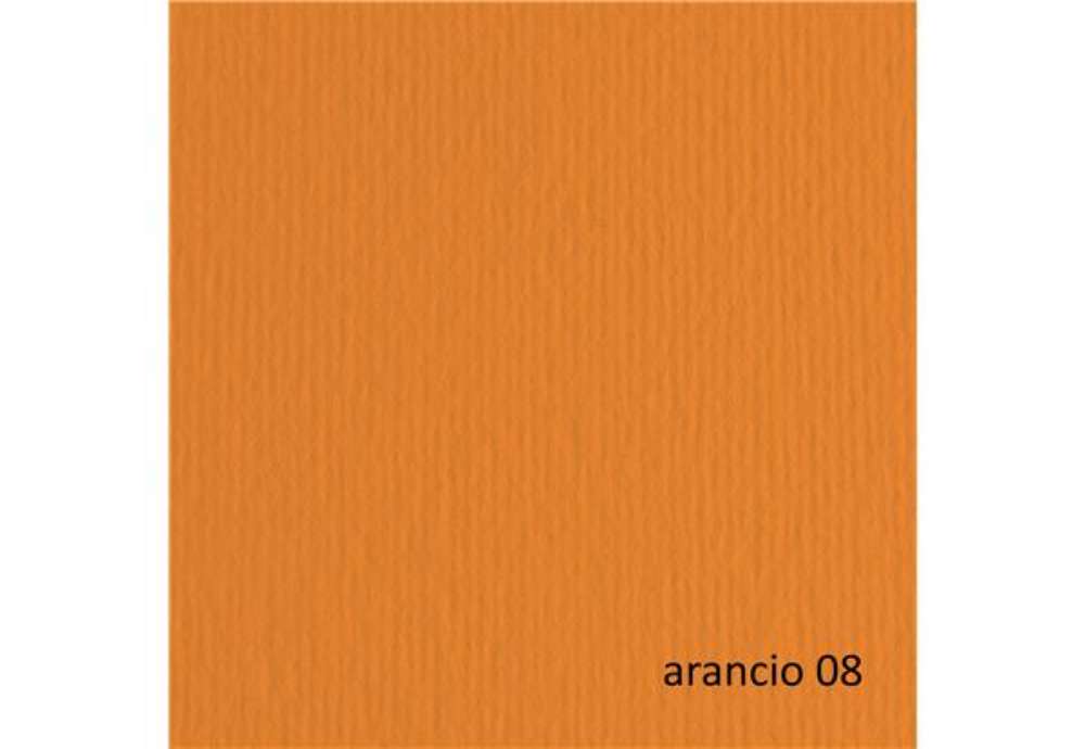 Immagine di Cartoncino Elle Erre - 50 x 70 cm - 220 gr - arancio 108 - Fabriano - blister 20 fogli