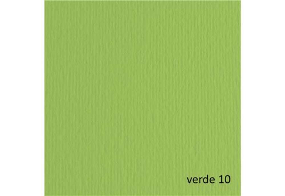 Immagine di Cartoncino Elle Erre - 50 x 70 cm - 220 gr - verde pisello 110 - Fabriano - blister 20 fogli