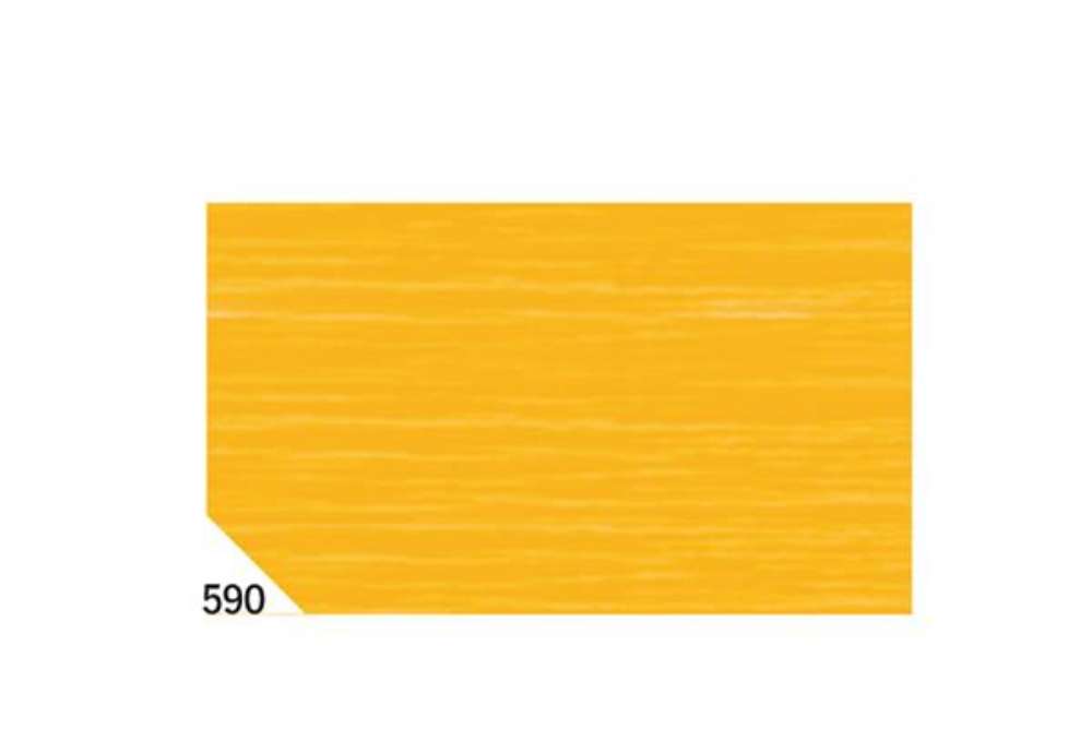 Immagine di Carta crespa - 50 x 250 cm - 48 gr - arancio 590 - Rex Sadoch - conf.10 rotoli
