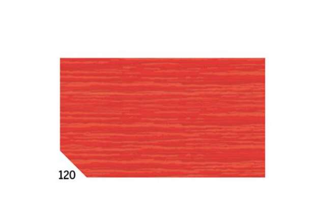 Immagine di Carta crespa - 50 x 250 cm - 48 gr/m² - rosso 120 - Rex Sadoch - conf.10 rotoli