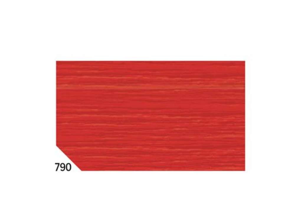 Immagine di Carta crespa - 50 x 250 cm - 48 gr - rosso ciliegia 790 - Rex Sadoch - conf.10 rotoli