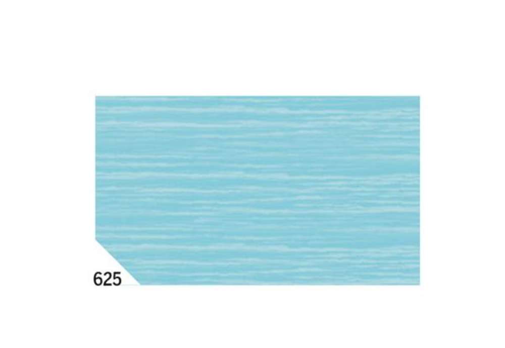 Immagine di Carta crespa - 50 x 250 cm - 48 gr - azzurro 625 - Rex Sadoch - conf.10 rotoli