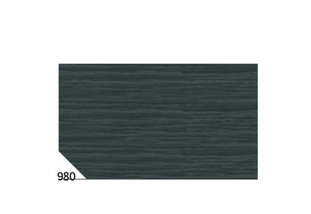 Immagine di Carta crespa - 50 x 250 cm - 48 gr/m² - nero 980 - Rex Sadoch - conf. 10 rotoli