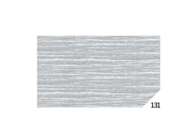 Immagine di Carta crespa - 50x150cm - argento metal 131 - Rex Sadoch - conf.10 rotoli