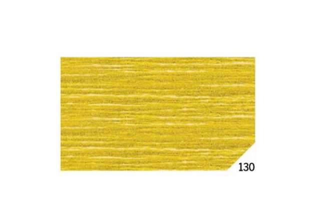Immagine di Carta crespa - 50x150cm - oro metal 130 - Rex Sadoch - conf.10 rotoli