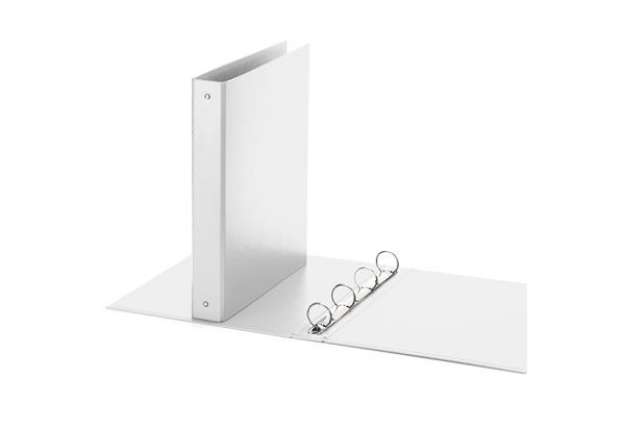 Immagine di Raccoglitore Europa - 4 anelli tondi 30 mm - dorso 4 cm - 22x30 cm - bianco - Favorit