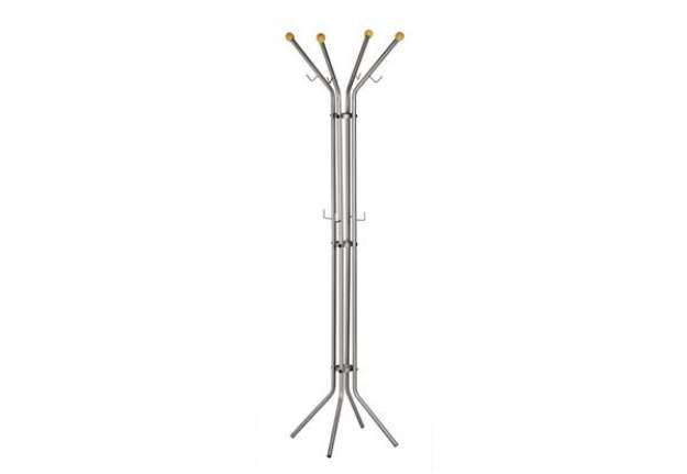 Immagine di Appendiabiti - 4 posti - 180 x 52 cm - argento - Alco