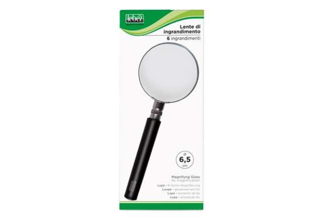 Immagine di Lente di ingrandimento 1122 - diametro 6,5 cm - nero - Lebez