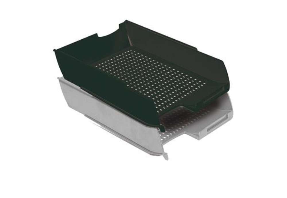 Immagine di Vaschetta portacorrispondenza PS7Star - 25,5 x 35,5 x 6,5 cm - grigio - Methodo