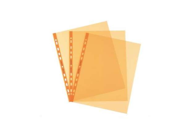 Immagine di Buste forate Favorit Art - Superior - liscio - 22x30 cm - arancio - Favorit - conf. 25 pezzi