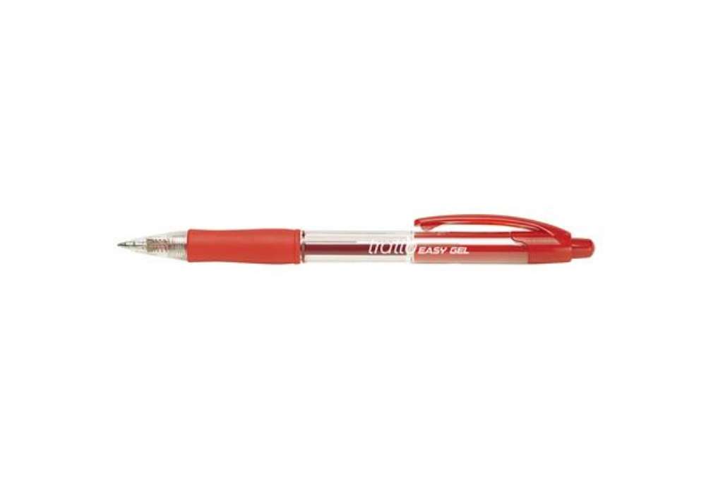 Immagine di Penna a sfera a scatto Easy gel - tratto 0,5mm - rosso - Tratto
