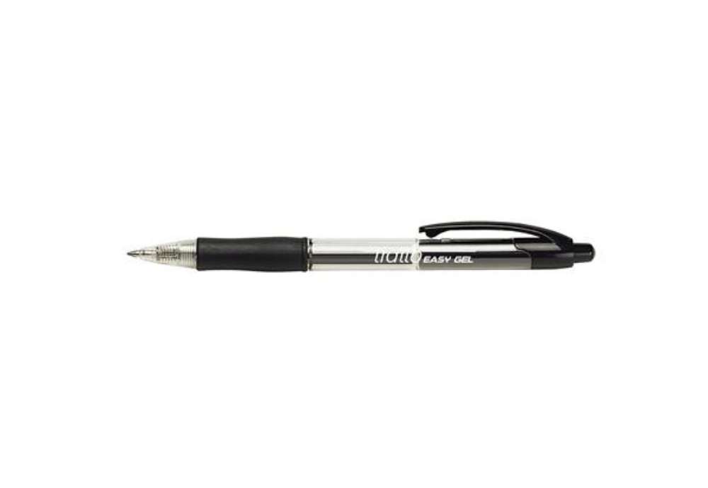 Immagine di Penna a sfera a scatto Easy gel - tratto 0,5mm - nero - Tratto