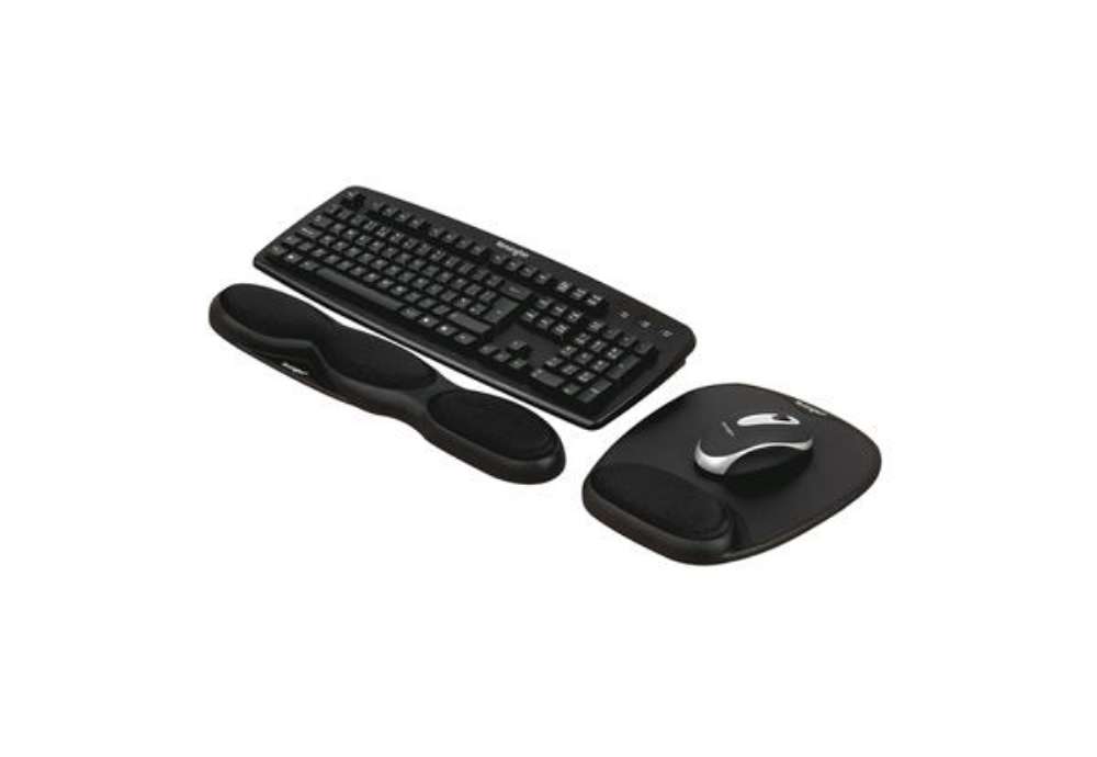 Immagine di Poggiapolsi da tastiera Comfort - gel - nero - Kensington