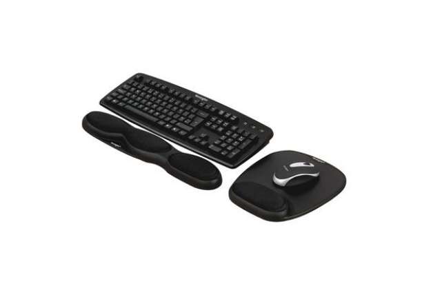 Immagine di Mousepad con poggiapolsi Comfort - gel - nero - Kensington