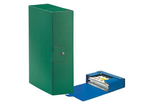 Immagine di Scatola progetto Eurobox - dorso 10 cm - 25x35 cm - verde - Esselte