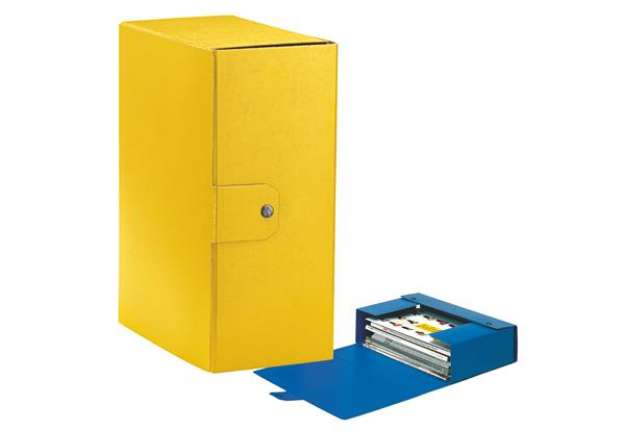 Immagine di Scatola progetto Eurobox - dorso 15 cm - 25x35 cm - giallo - Esselte