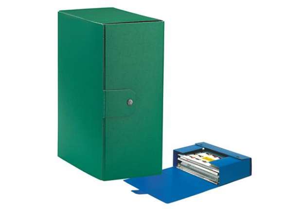 Immagine di Scatola progetto Eurobox - dorso 15 cm - 25x35 cm - verde - Esselte
