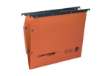 Immagine di Cartella sospesa Cartesio Plus - armadio - interasse 33 cm - fondo V - 33 x 28 cm -  arancio - Berte