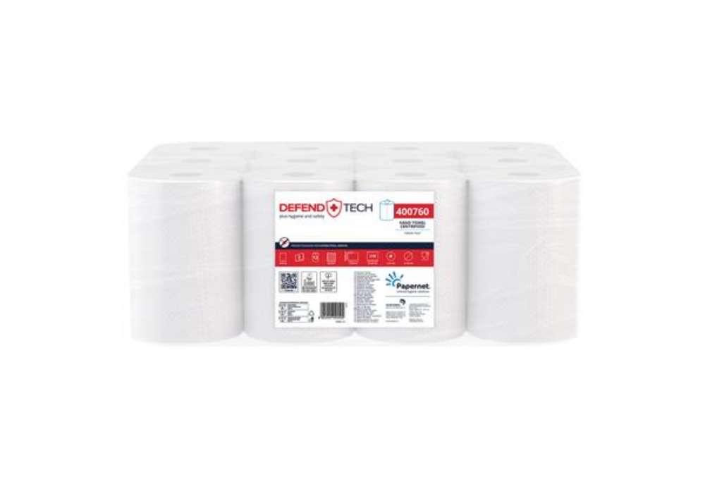 Immagine di Asciugamani in rotolo Centrefeed - mini - 209 mm x 77 mt - diametro 14,5 cm - 2 veli - 18 gr - 218 s