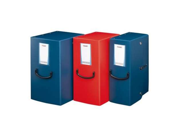 Immagine di Scatola archivio Pick Up - dorso 12 cm - 35x25 cm - blu - Fellowes