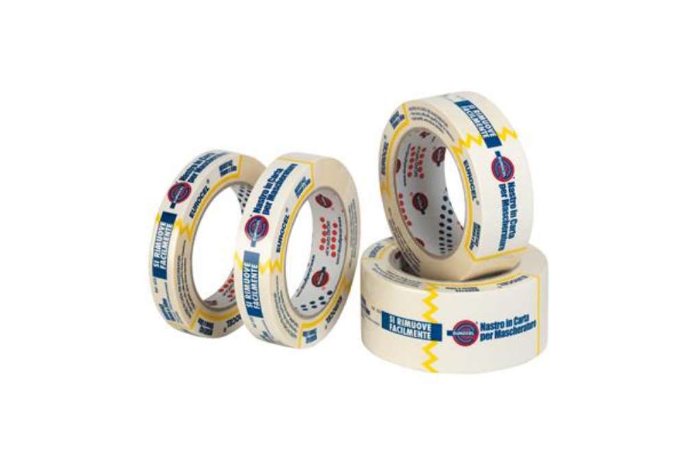 Immagine di Nastro adesivo MSK 6143 - 30 mm x 50 m - carta - beige - Eurocel