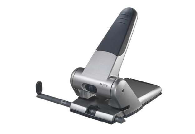 Immagine di Perforatore 5180 - passo 8 cm - max 65 fogli - 2 fori - argento - Leitz
