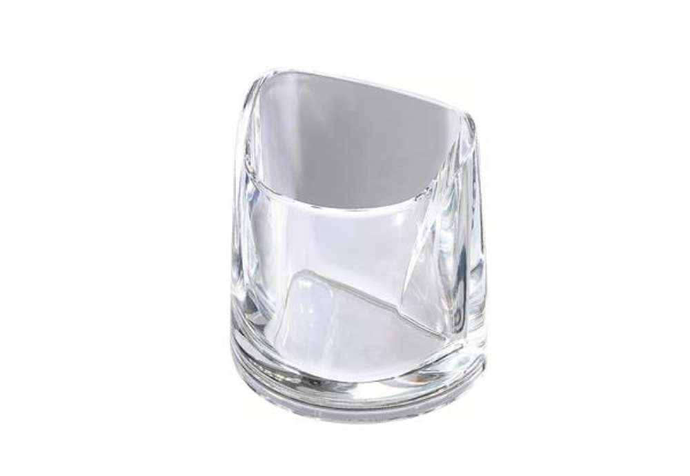 Immagine di Portapenne Nimbus - 10 x 11 x 6,8 cm - cristallo trasparente - Rexel